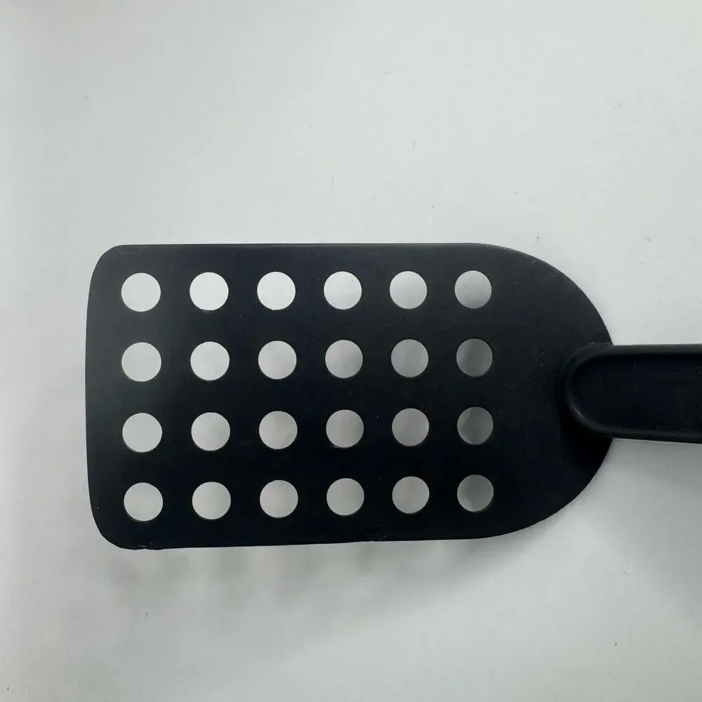 T-Fal Black Nylon Slotted Holes Spatula Plastic Lightweight Flipper